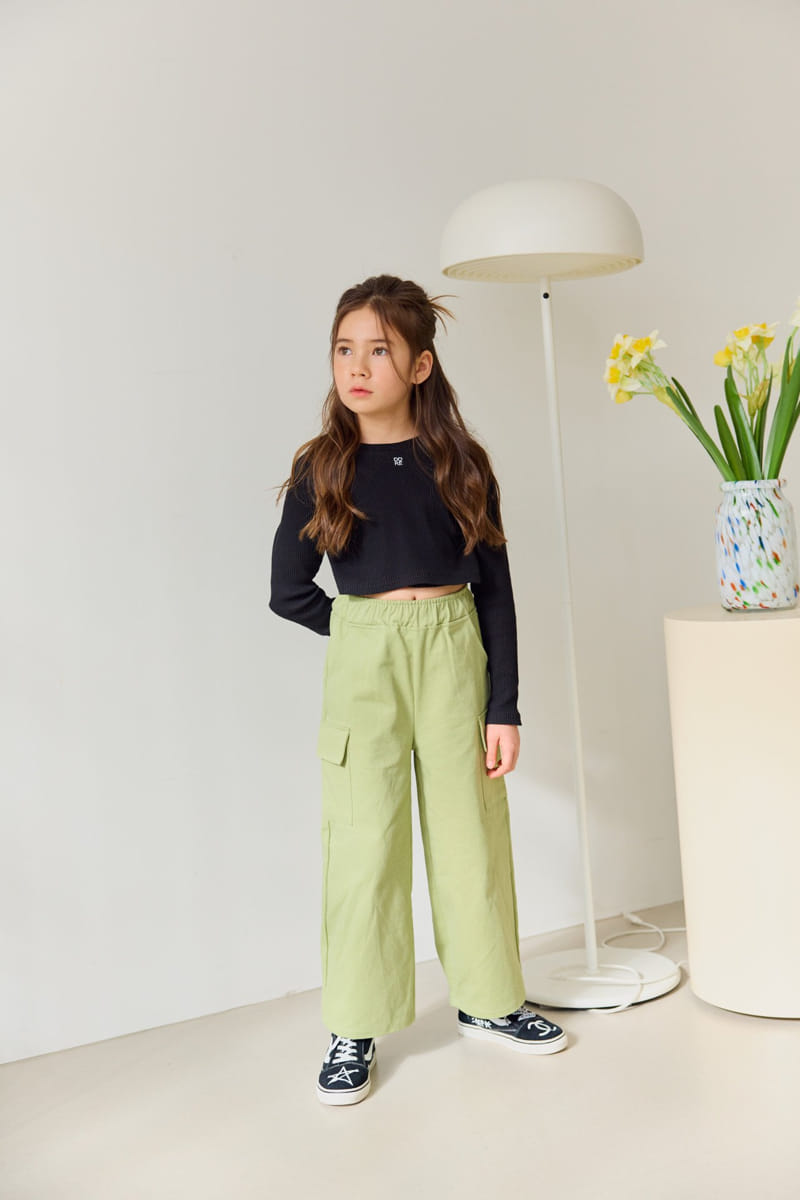 Dore Dore - Korean Children Fashion - #magicofchildhood - Embroider Cross Crop Tee - 8