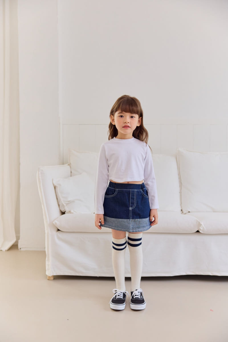 Dore Dore - Korean Children Fashion - #magicofchildhood - Crop Layered Tee - 5