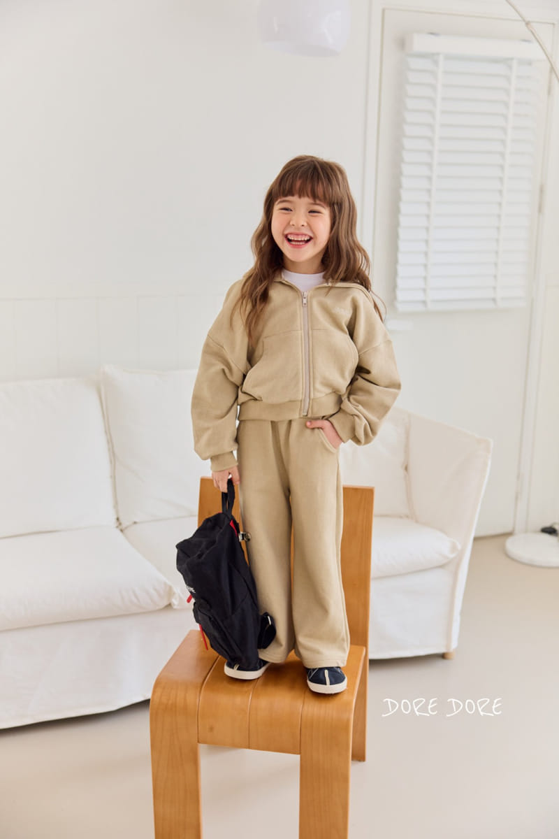Dore Dore - Korean Children Fashion - #minifashionista - Pigment Crop Hoody  - 6