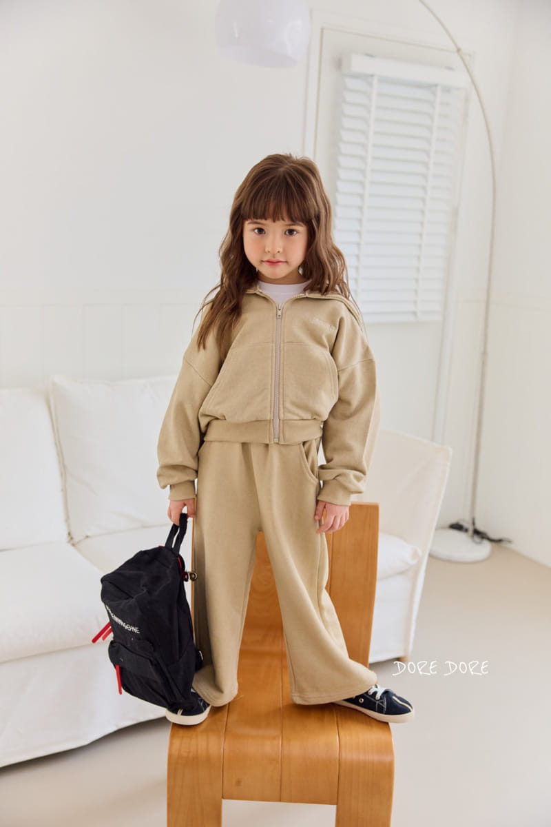 Dore Dore - Korean Children Fashion - #prettylittlegirls - Pigment Crop Hoody  - 7