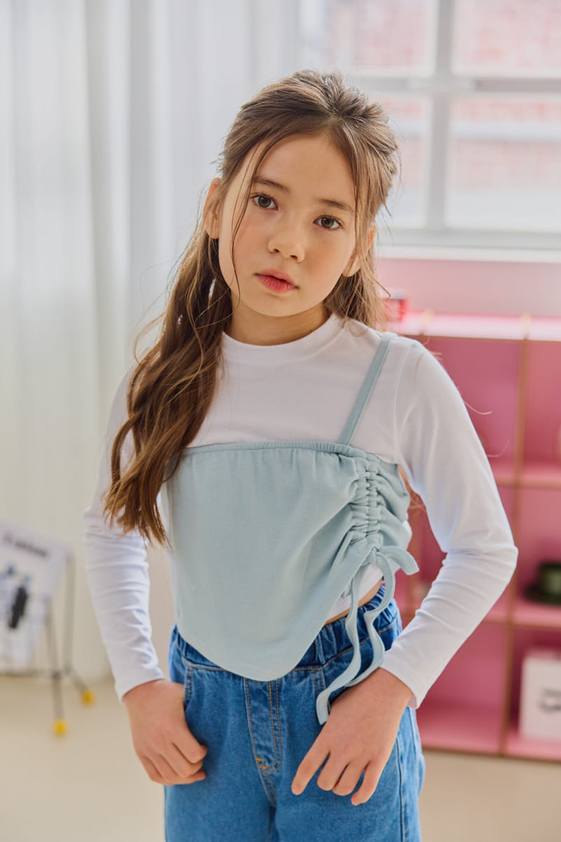 Dore Dore - Korean Children Fashion - #toddlerclothing - String Bustier - 7