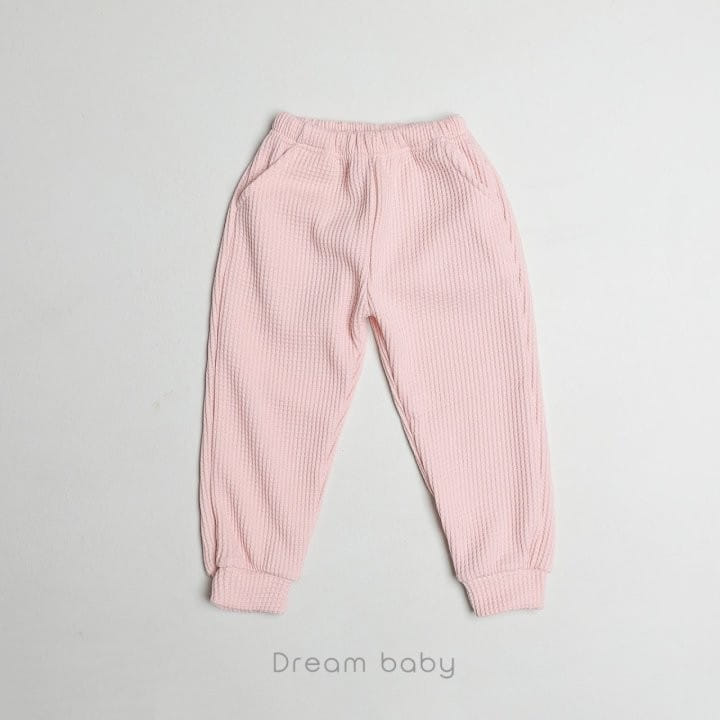 Dream Baby - Korean Children Fashion - #childrensboutique - Waffle Jogger Pants - 4