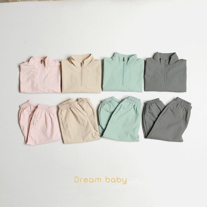 Dream Baby - Korean Children Fashion - #fashionkids - Spring Crunch Top Bottom Set