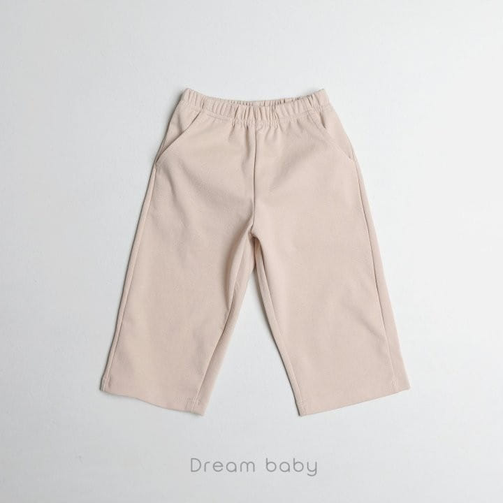 Dream Baby - Korean Children Fashion - #fashionkids - Solid Wide Pants - 5