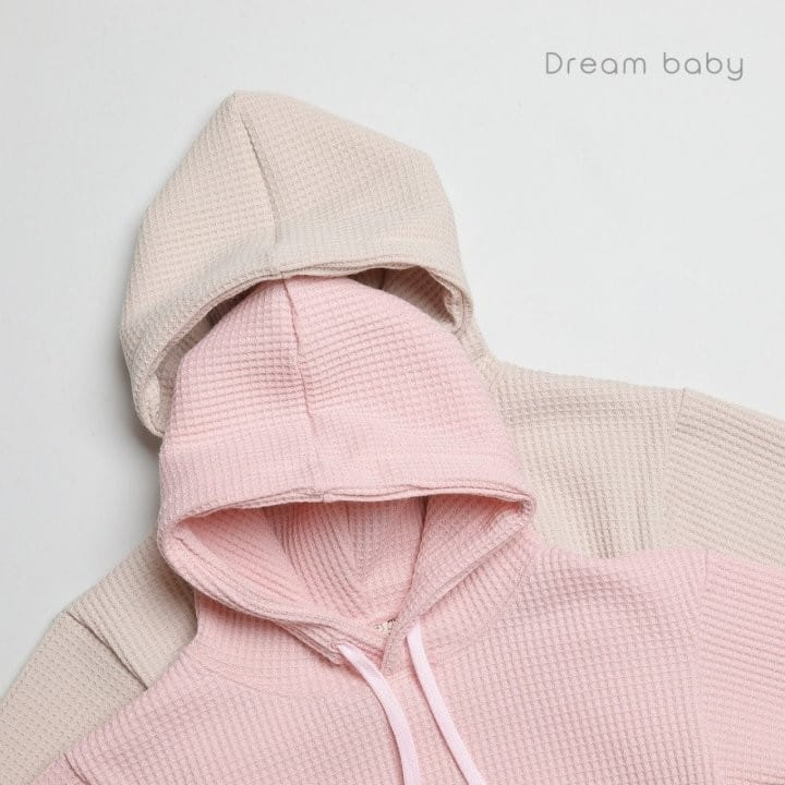 Dream Baby - Korean Children Fashion - #kidsstore - Waffle Hoody Tee - 2