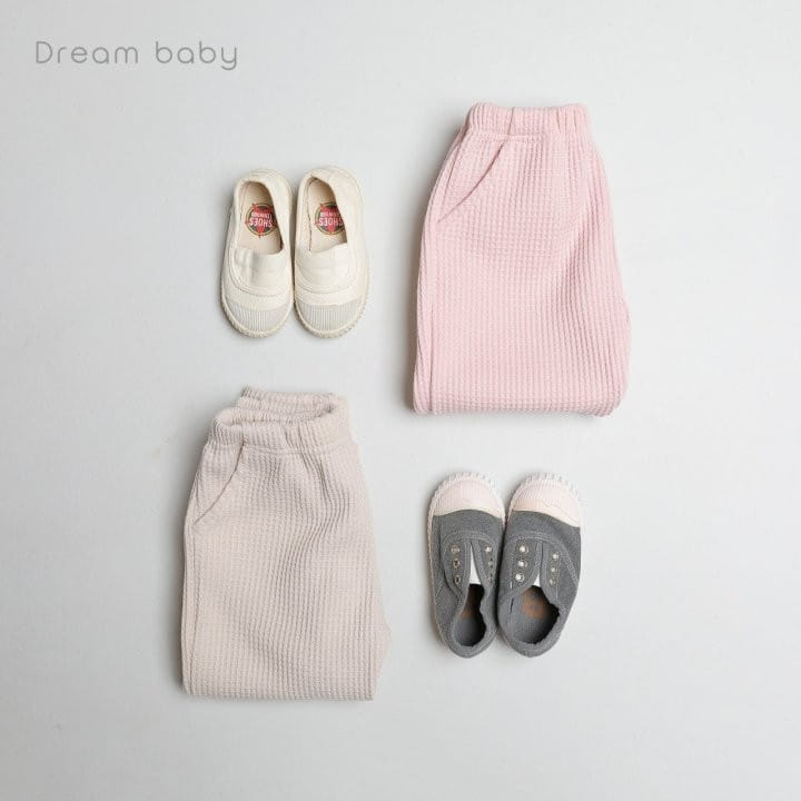 Dream Baby - Korean Children Fashion - #kidsstore - Waffle Jogger Pants - 8