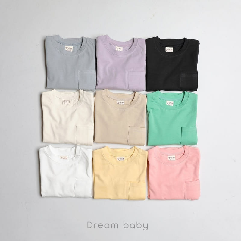 Dream Baby - Korean Children Fashion - #kidsstore - Tight Pocket Tee