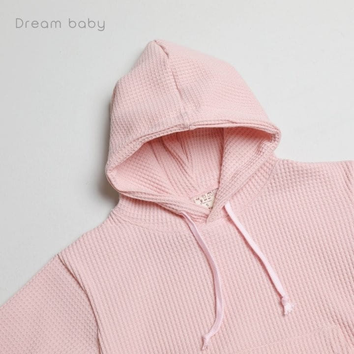 Dream Baby - Korean Children Fashion - #prettylittlegirls - Waffle Hoody Tee - 8