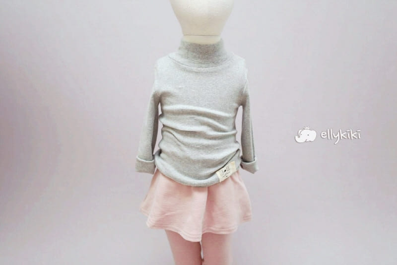 Ellykiki - Korean Children Fashion - #magicofchildhood - Peach Turtleneck Tee  - 6