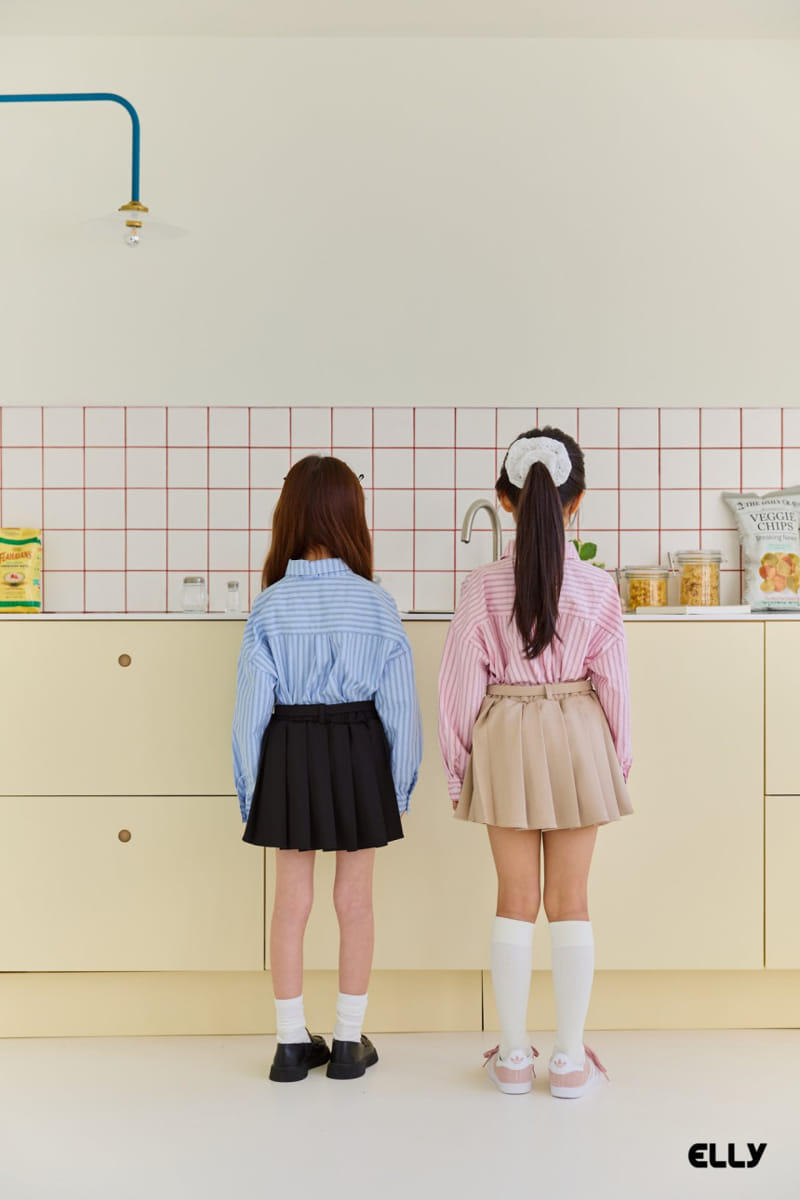 Ellymolly - Korean Children Fashion - #Kfashion4kids - Holly Unbalance Wrinkle Skirt - 5