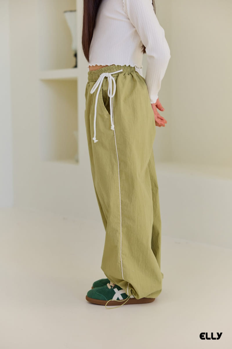Ellymolly - Korean Children Fashion - #kidzfashiontrend - Side Ribbon String Pants - 4