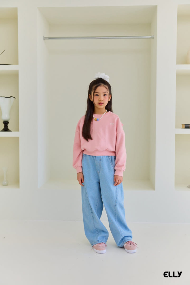 Ellymolly - Korean Children Fashion - #Kfashion4kids - Curve Denim Pants - 3