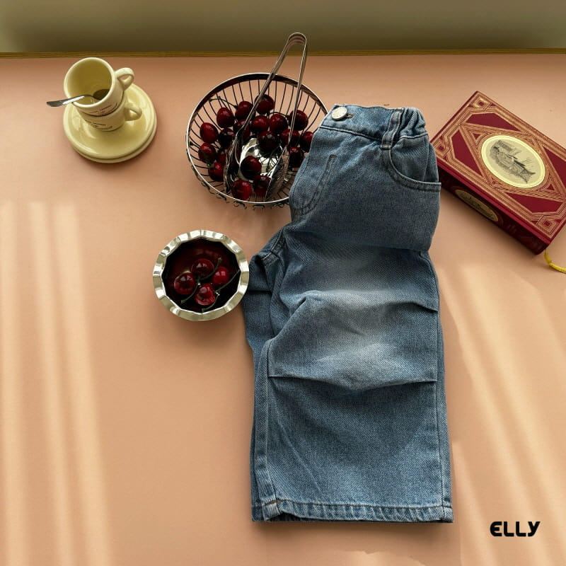 Ellymolly - Korean Children Fashion - #Kfashion4kids - Damage Wrinkle Denim Pants - 2