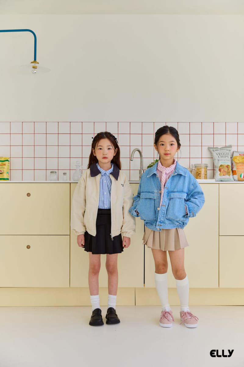 Ellymolly - Korean Children Fashion - #childofig - Holly Unbalance Wrinkle Skirt - 11