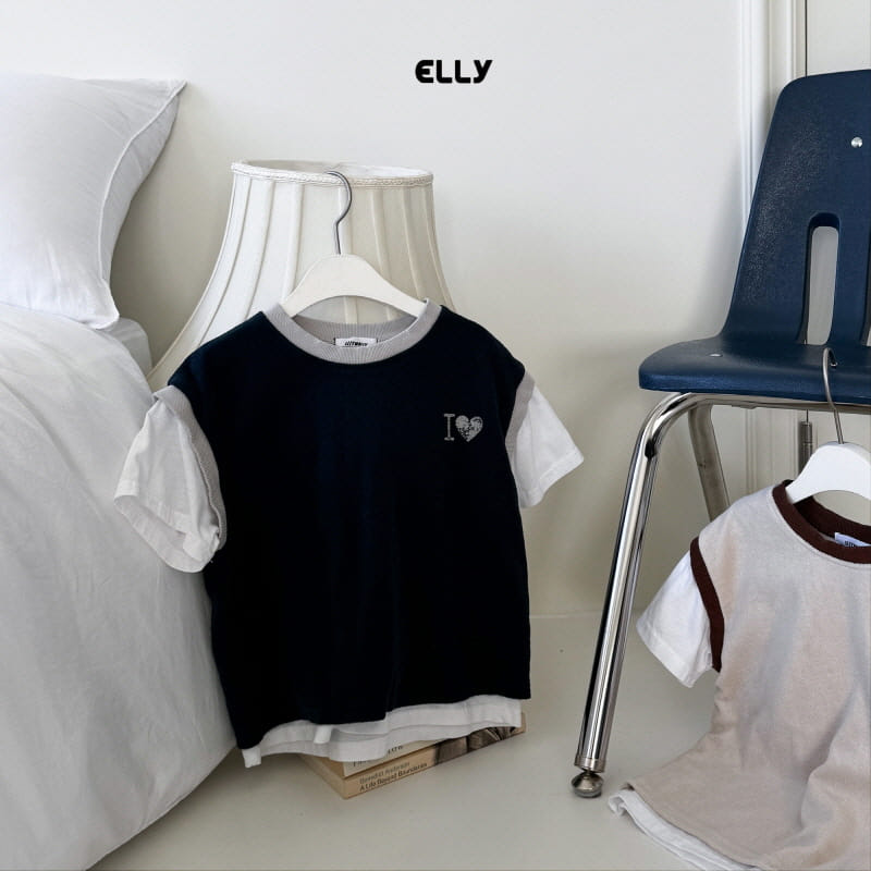 Ellymolly - Korean Children Fashion - #stylishchildhood - I Love Combi Tee  - 4