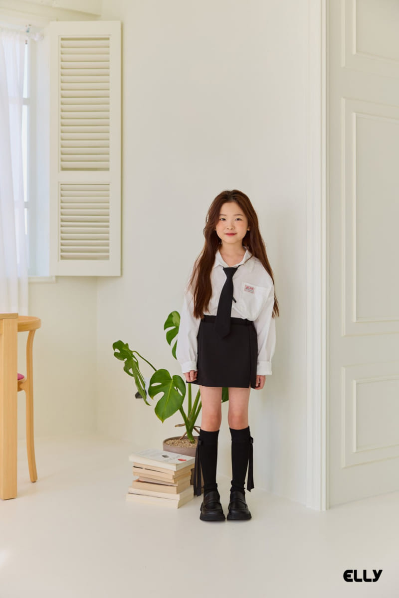 Ellymolly - Korean Children Fashion - #childrensboutique - Spring Slit Skirt - 10