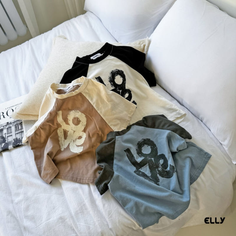 Ellymolly - Korean Children Fashion - #childrensboutique - Color Love Raglan Tee - 2