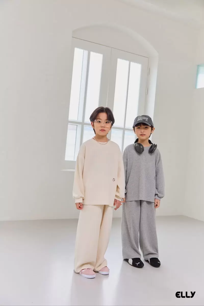 Ellymolly - Korean Children Fashion - #childrensboutique - Initials Slit Tee - 8