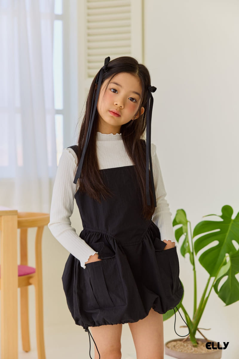 Ellymolly - Korean Children Fashion - #designkidswear - Big Pocket Balloon One-Piece - 8