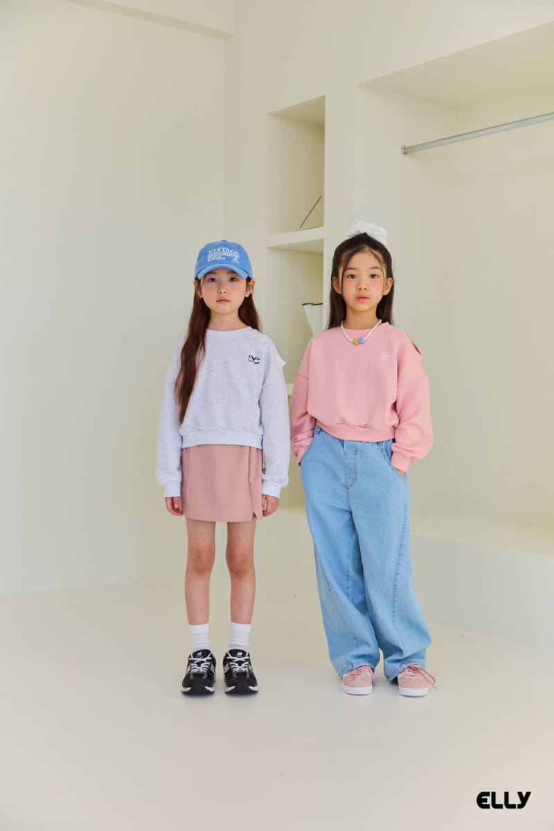 Ellymolly - Korean Children Fashion - #designkidswear - Curve Denim Pants - 11