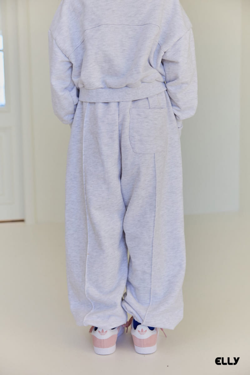 Ellymolly - Korean Children Fashion - #designkidswear - Two Pintuck Jogger Pants - 10