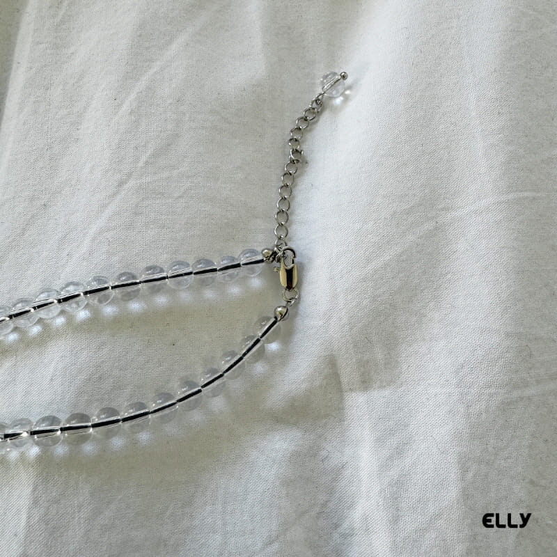 Ellymolly - Korean Children Fashion - #designkidswear - Clear Bead Necklace - 7