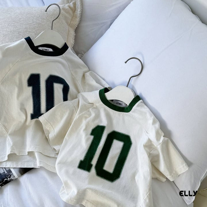 Ellymolly - Korean Children Fashion - #designkidswear - Ten Slit Short Sleeve Tee