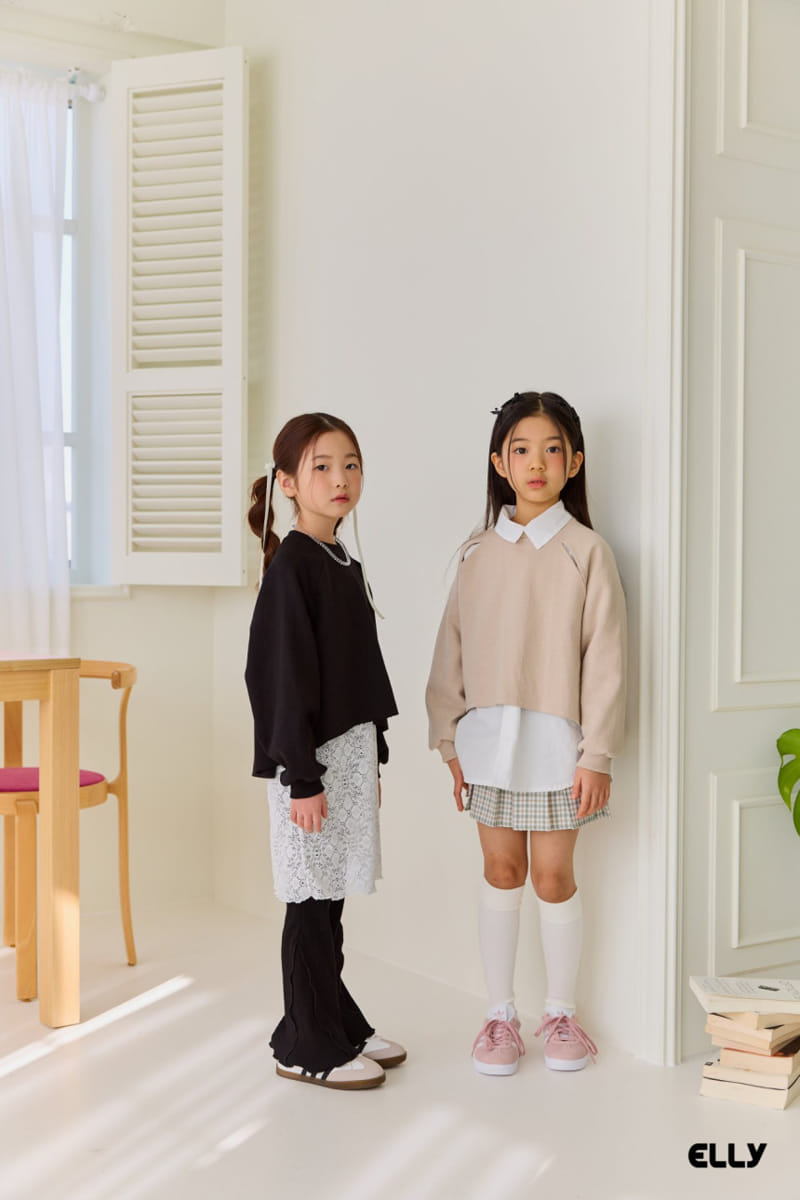 Ellymolly - Korean Children Fashion - #discoveringself - Raglan Slit Sweatshirt - 7