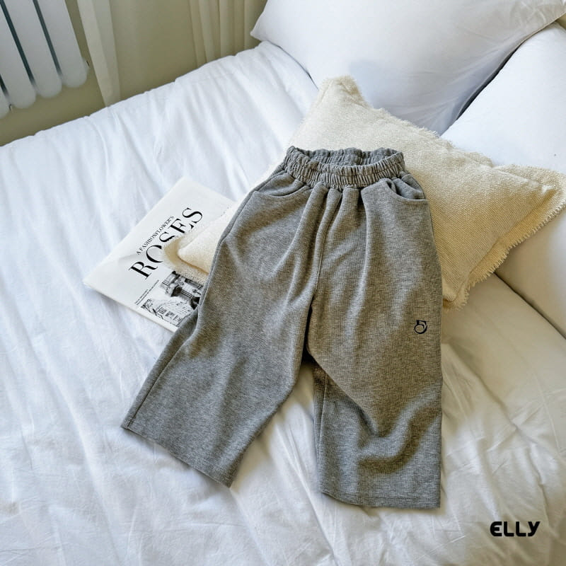 Ellymolly - Korean Children Fashion - #discoveringself - Initials Wide Pants - 2