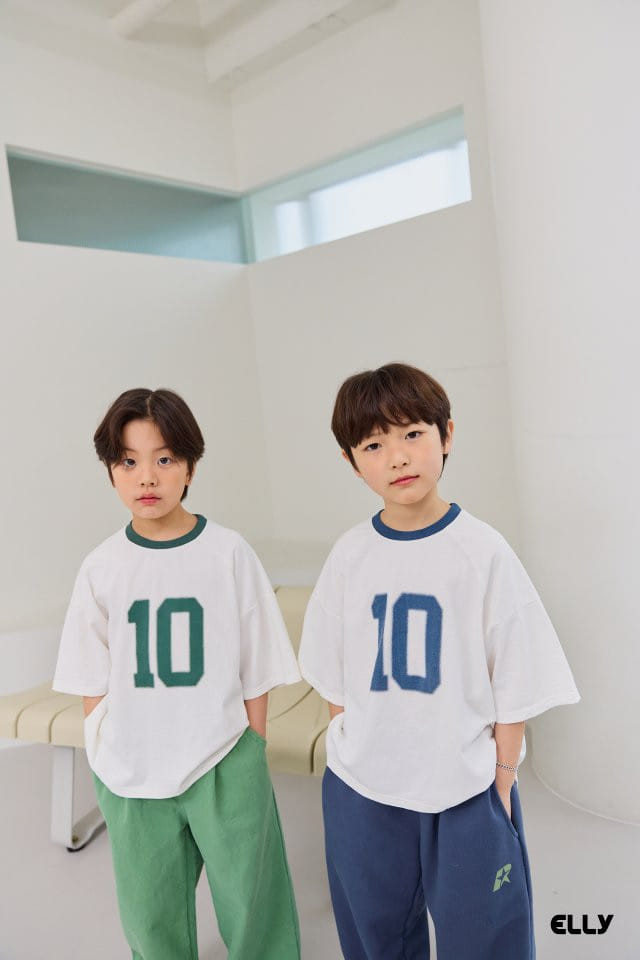 Ellymolly - Korean Children Fashion - #discoveringself - Ten Slit Short Sleeve Tee - 2
