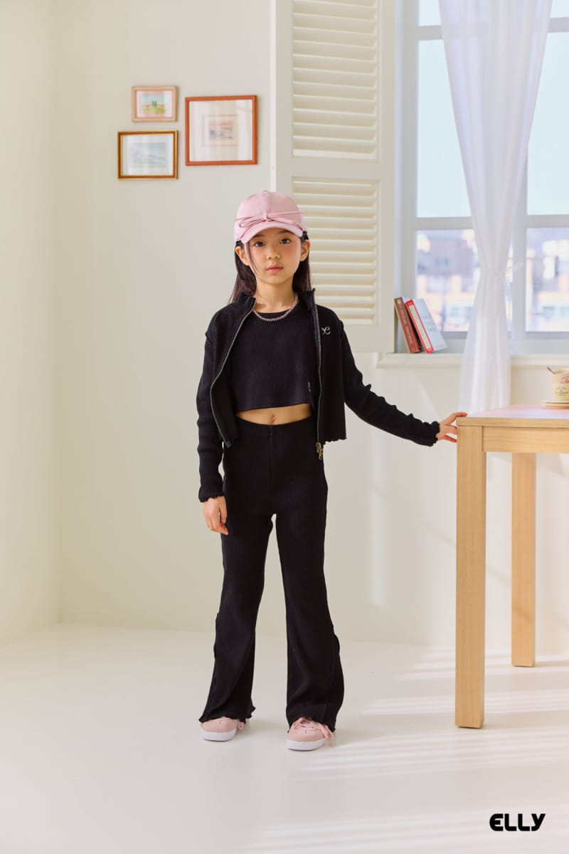 Ellymolly - Korean Children Fashion - #fashionkids - Ribbon Two Way Zip Up - 6