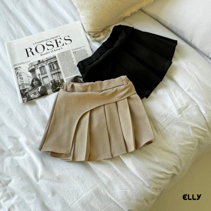 Ellymolly - Korean Children Fashion - #fashionkids - Holly Unbalance Wrinkle Skirt