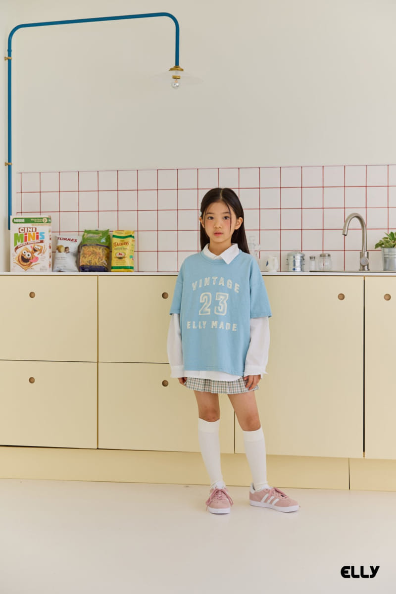 Ellymolly - Korean Children Fashion - #fashionkids - Vintage 23 Short Sleeve Tee - 10