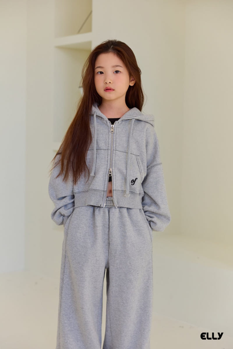 Ellymolly - Korean Children Fashion - #discoveringself - Ove Crop Hoody Zip Up  - 4