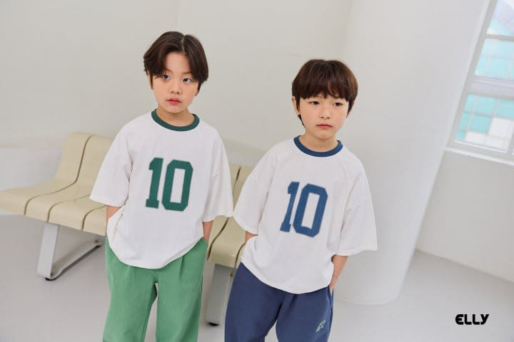 Ellymolly - Korean Children Fashion - #fashionkids - Ten Slit Short Sleeve Tee - 3