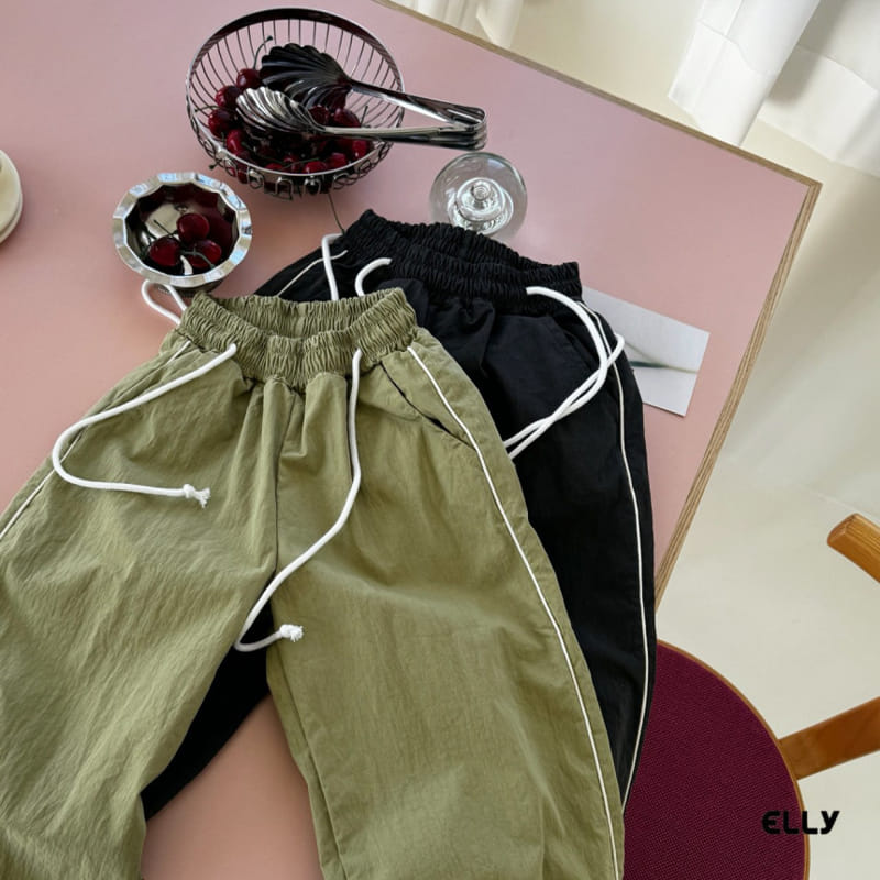 Ellymolly - Korean Children Fashion - #kidsshorts - Side Ribbon String Pants