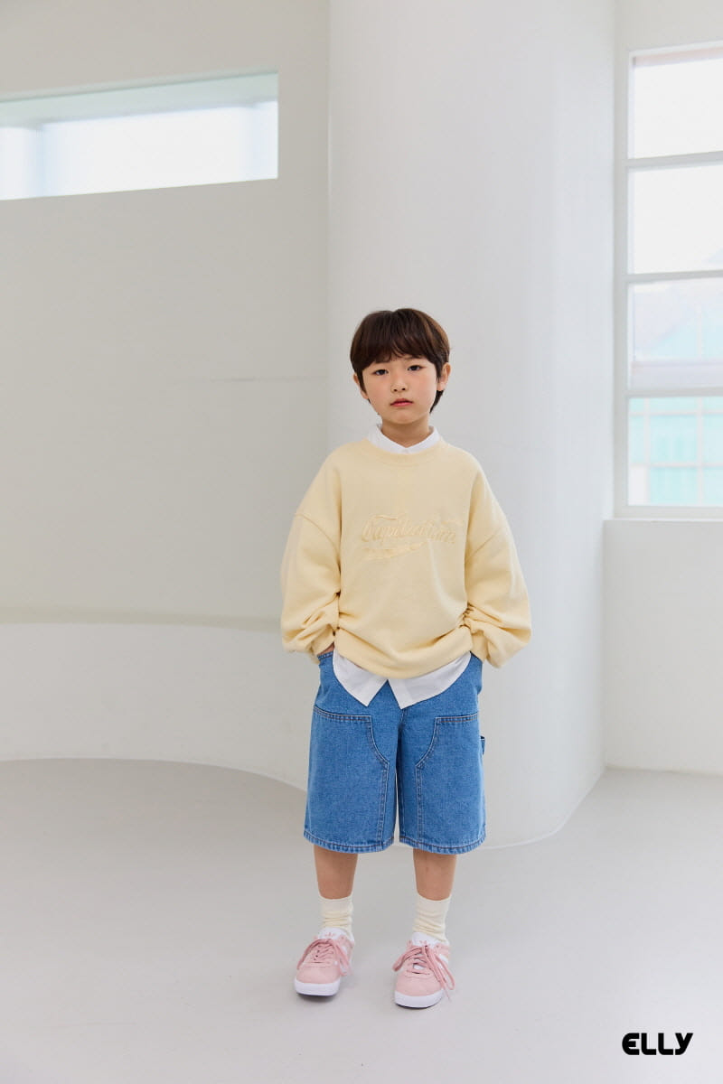 Ellymolly - Korean Children Fashion - #kidsshorts - Capitalism Sweatshirt - 10
