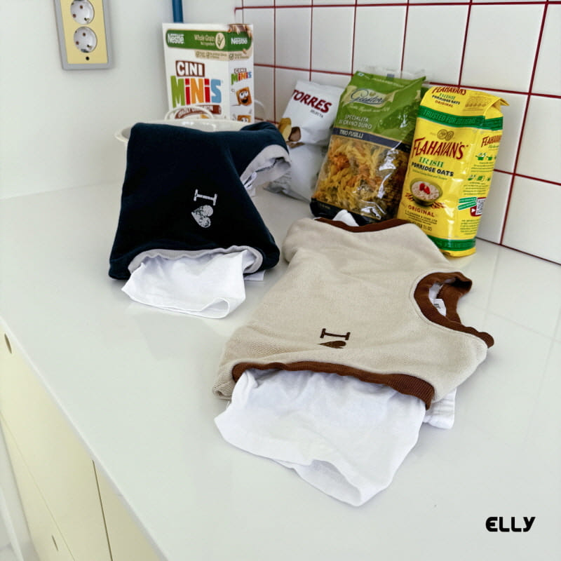 Ellymolly - Korean Children Fashion - #kidsshorts - I Love Combi Tee  - 9