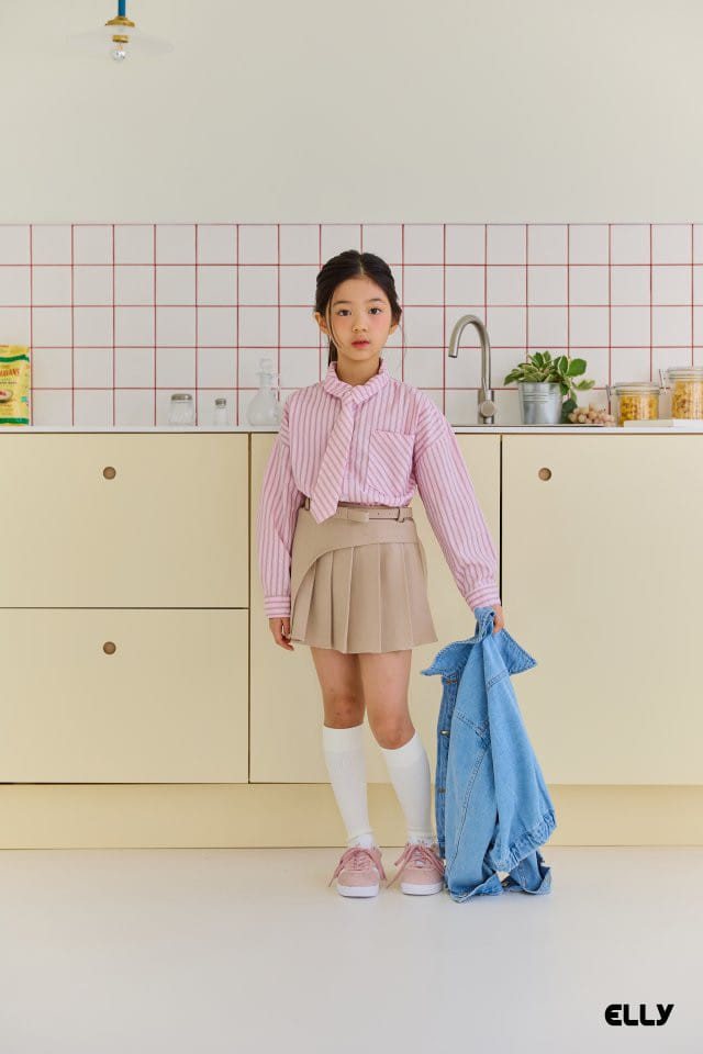 Ellymolly - Korean Children Fashion - #kidsshorts - Pastel Neck Tie - 7