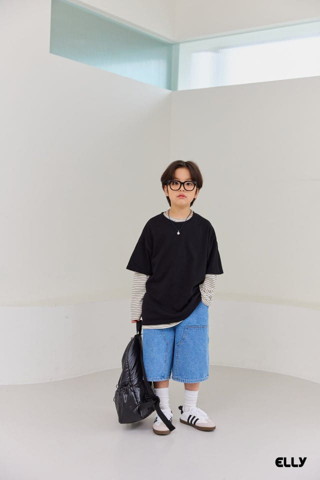 Ellymolly - Korean Children Fashion - #kidsshorts - Rokin Box Tee - 3