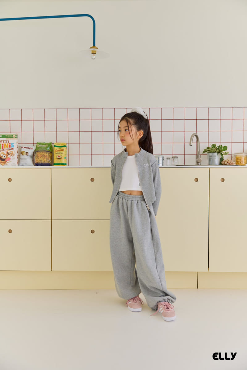 Ellymolly - Korean Children Fashion - #kidsstore - Ribbon Two Way Zip Up - 8