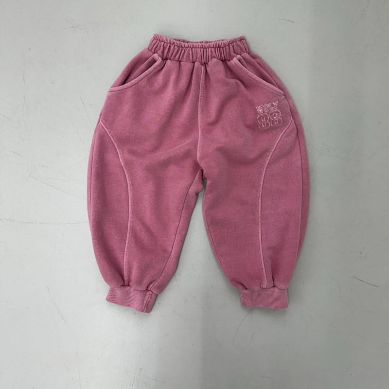 Ellymolly - Korean Children Fashion - #kidsstore - Wolf Dyeing Jogger Pants - 2