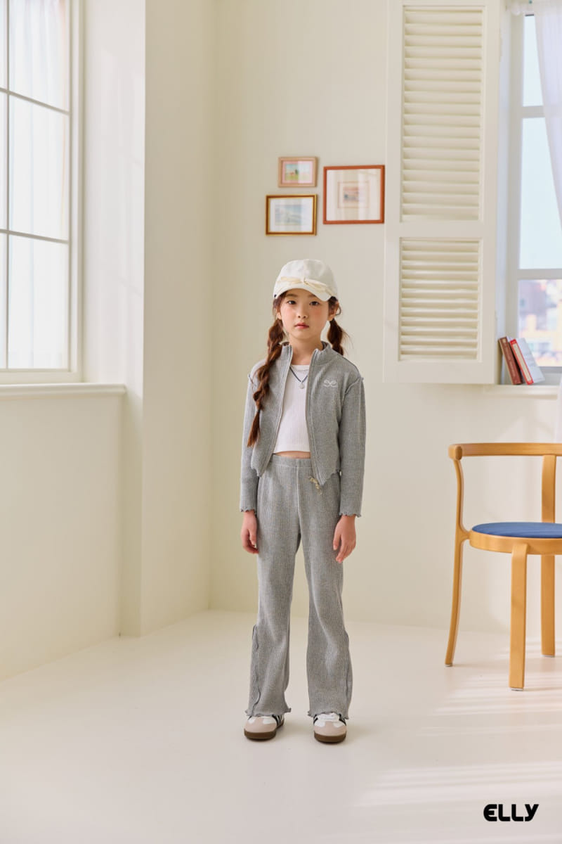 Ellymolly - Korean Children Fashion - #kidzfashiontrend - Ribbon Two Way Zip Up - 9