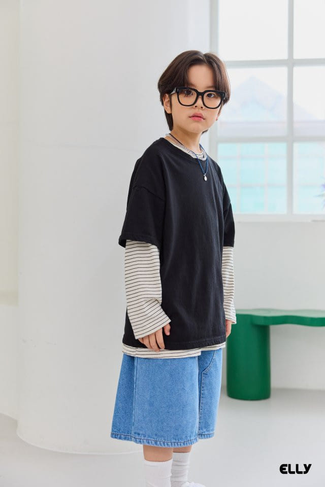 Ellymolly - Korean Children Fashion - #kidzfashiontrend - Capenda Denim Pants - 7