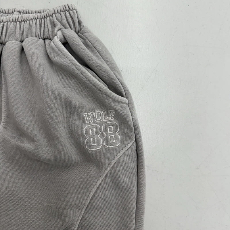 Ellymolly - Korean Children Fashion - #littlefashionista - Wolf Dyeing Jogger Pants - 5