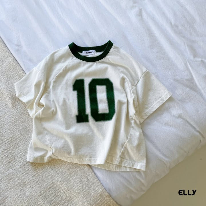 Ellymolly - Korean Children Fashion - #littlefashionista - Ten Slit Short Sleeve Tee - 8