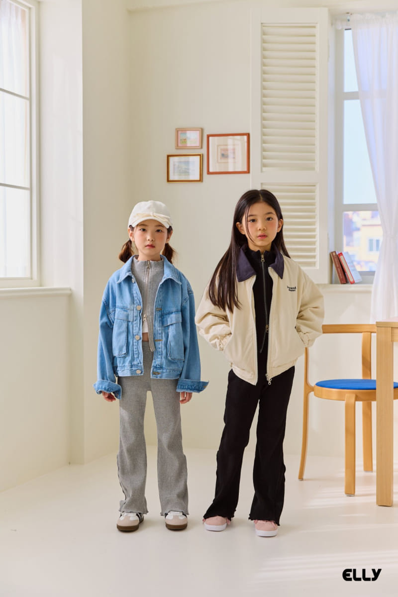 Ellymolly - Korean Children Fashion - #magicofchildhood - Side Slit Boots Cut Pants - 10