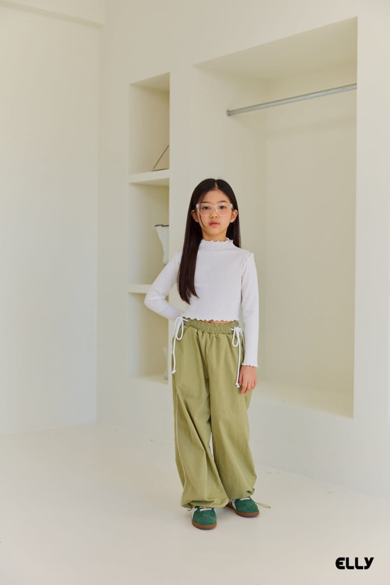 Ellymolly - Korean Children Fashion - #magicofchildhood - Side Ribbon String Pants - 6