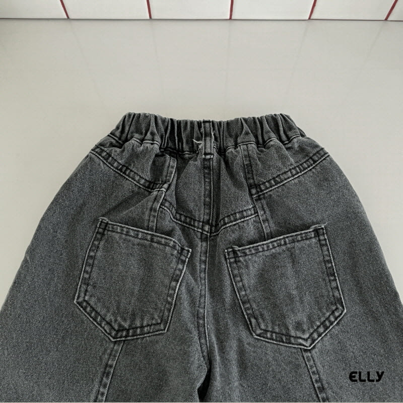 Ellymolly - Korean Children Fashion - #magicofchildhood - Slit Roll Up Denim Pants - 5