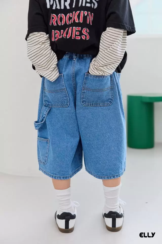 Ellymolly - Korean Children Fashion - #magicofchildhood - Capenda Denim Pants - 10